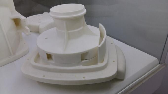 Partes de nylon brancas personalizadas com serviço de impressão da elevada precisão SLS 3D