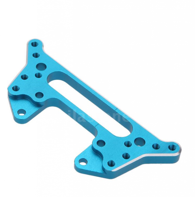 anodize o protótipo de trituração do rapid das peças de metal do alumínio 6061 do cnc da cor azul