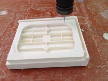China CNC de nylon branco da precisão do protótipo que faz à máquina para algum material fornecedor
